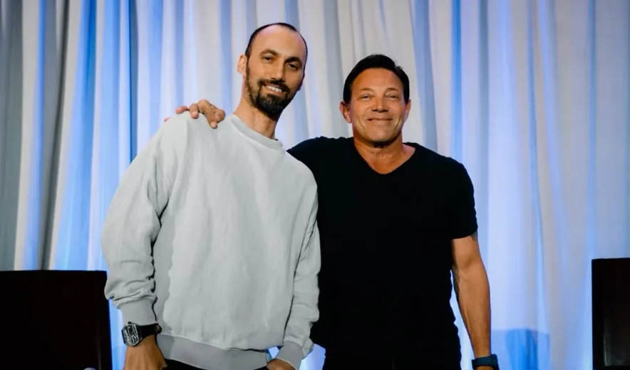 Dan Fleyshman with Jordan Belfort